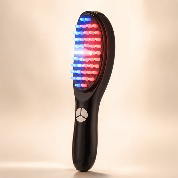 Electric Scalp Massager with Red & Blue Light Therapy