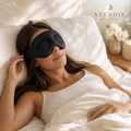 3D Contoured Sleep Mask — Zero Eye Pressure, Total Darkness